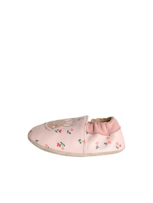 Baby Leder-Krabbelschuhe / Hausschuhe mit Geschenkbox
