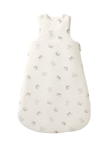 Bio-Kollektion: Ärmelloser Baby Schlafsack KLEINE FREUNDE