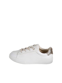 Sneakers mit goldenen Details und Anziehtrick Mädchen