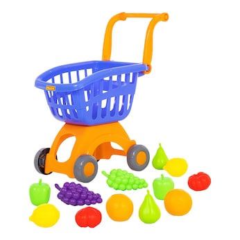 Einkaufswagen mit Früchten 12-tlg. 
