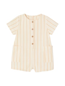 Gestreifter Kurzoverall Jungen Baby