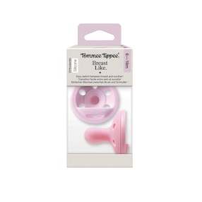 2er-Pack Schnuller Breast Like 6-18M