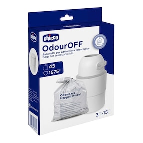 Müllbeutel für Teleskop-Windeleimer Odour Off