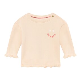 Sweatshirt Blumen Rüschen