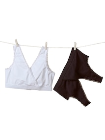 2er-Pack Still-BHs Wickelform, auch f¸r Schwangerschaft