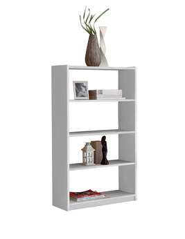 Standregal Bücherregal Kiefer Weiß, verschied. Größen