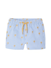Jungen Baby Badeshorts mit Streifen und Palmen