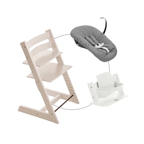 Bundle Treppenhochstuhl inkl. Newbornset Deep Grey & Babyset