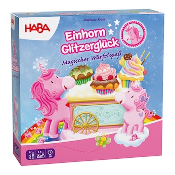 Spiel Einhorn Glitzerglück - Magischer Würfelspaß