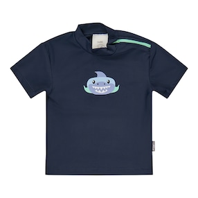Bade-T-Shirt mit UV-Schutz Hai