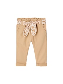 Baby Paperbag-Hose mit Gürtel