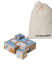 Baby Tierpuzzle mit Holzwürfeln FSC®