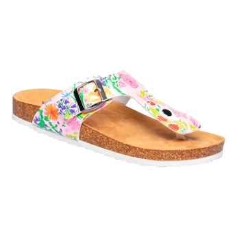 Zehen-Klettpantolette „Tropical“