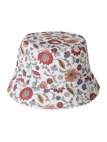 Mädchen Sonnenhut mit Blumenprints