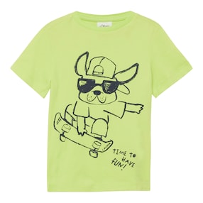 T-Shirt Hund Skateboard
