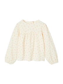 Bluse aus bedrucktem Musselin Mädchen