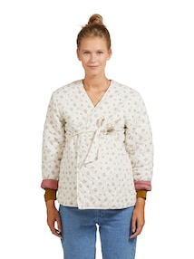 Steppjacke für Schwangerschaft & Stillzeit, Kimono-Style mit Recycling-Wattierung