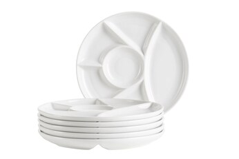 Fondueteller Set, Porzellan -