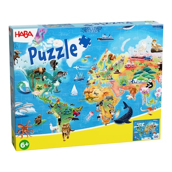 Puzzle Weltkarte