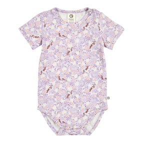 Body kurzarm Einhörner Blumen