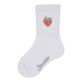 Socken Rippqualität Erdbeere