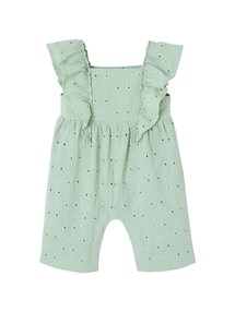 Langer Overall mit Lochstickereien Mädchen Baby