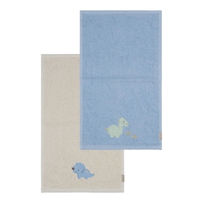 2er-Pack Kinderhandtücher 50x30 cm