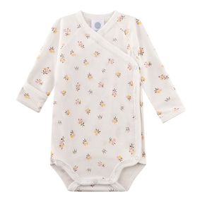 Wickelbody langarm Blumen