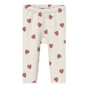 Leggings Herzen Rippqualität