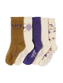 5er-Pack Mädchen Socken