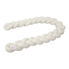 Nestchenschlange Waffelpiqué geflochten uni 280 cm
