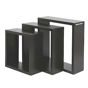 Wandregale, 3er Set, Cubes MINECRAFT 