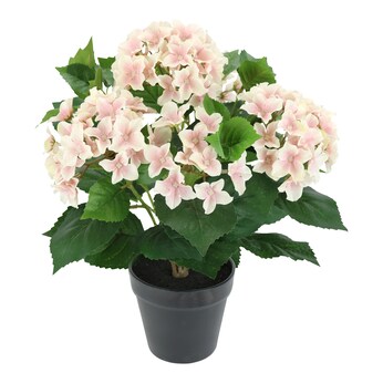 Kunstblume "Hortensie im Topf"