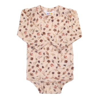 Woll-Body langarm Blumen 