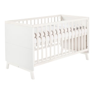 Babybett Venice Fishbone White 70x140 cm