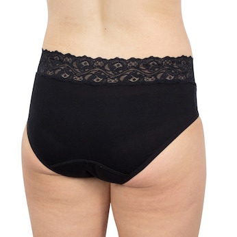 Spitzen-Slip mit Saugeinlage