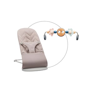 Bundle Babywippe Bliss gewebt inklusive Spielbogen 