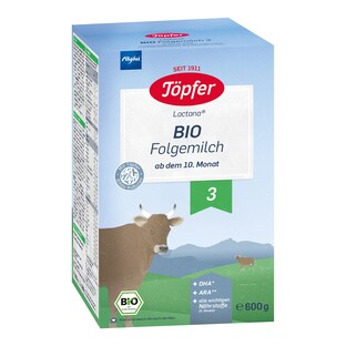 Bio Folgemilch 3, 600g