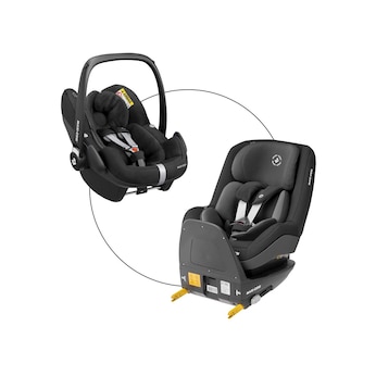 Babyschale Pebble Pro inkl. Kindersitz Pearl 2 Pro und Isofix-Basis FamilyFix 3