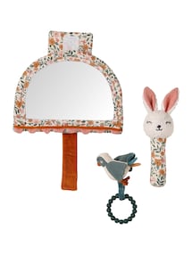Wendbare Baby Activity-Decke RETRO FLOWER