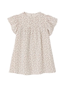 Kurzärmeliges Kleid mit Volantärmeln Mädchen