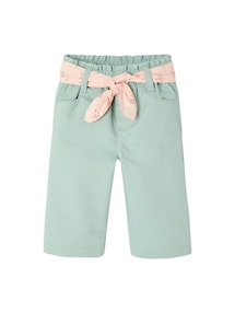 Weite Baby Hose mit Bindegürtel