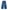 Weite Paperbag-Jeans mit bedruckten Stoffgürtel Mädchen, Bundweite verstellbar