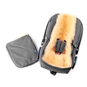 Babyschale Lammfell-Fußsack Maxi