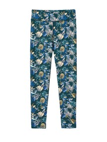 Mädchen Sportleggings mit exotischem Blumenprint