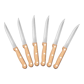 Steakmesser-Set, 6 Stück