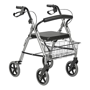 Alu Rollator "Klassik", mit Korb, höhenverstellbar