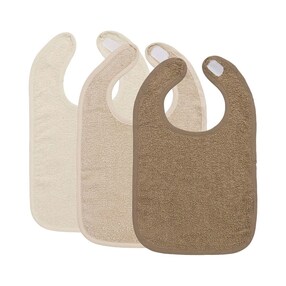 3er-Pack Klettlätzchen 