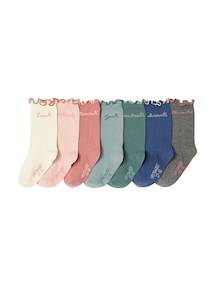 7er-Pack Mädchen Socken Wochentage
