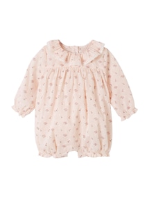 Langärmeliger Mädchen Baby Overall